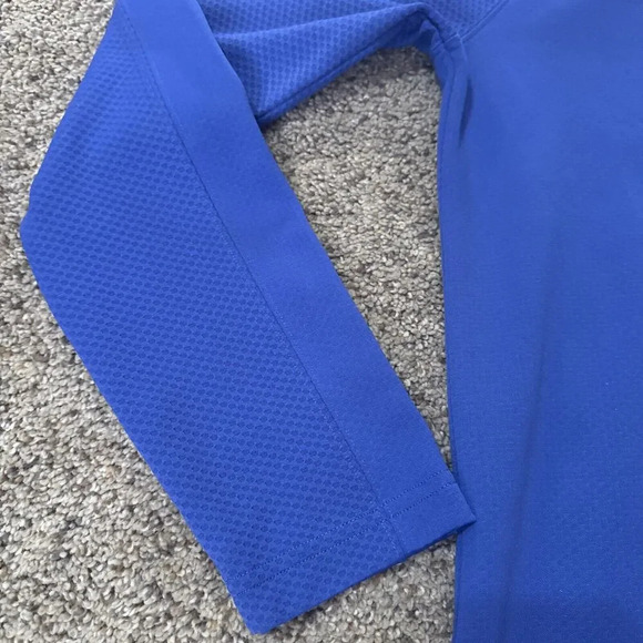 Lands' End Outfitters Long Sleeve Blue S Active 1/4 Zip Thermal Outdoor Running - Picture 2 of 11